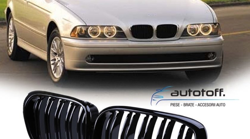 Grile M5 bmw E39 duble negru lucios