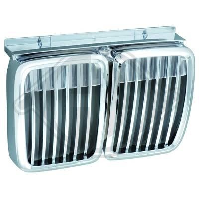GRILE RADIATOR BMW E30 FUNDAL CROM -COD 1211340