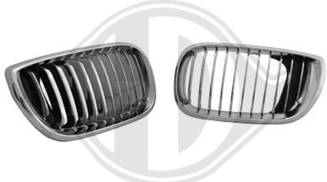 GRILE RADIATOR BMW E46 FUNDAL CROM -COD 1215140