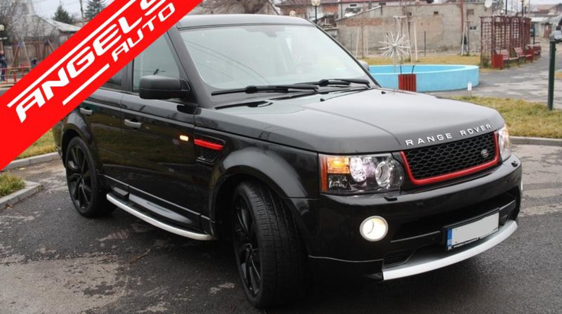 Grile Range Rover Sport Facelift 10-13 Autobiography Black Red