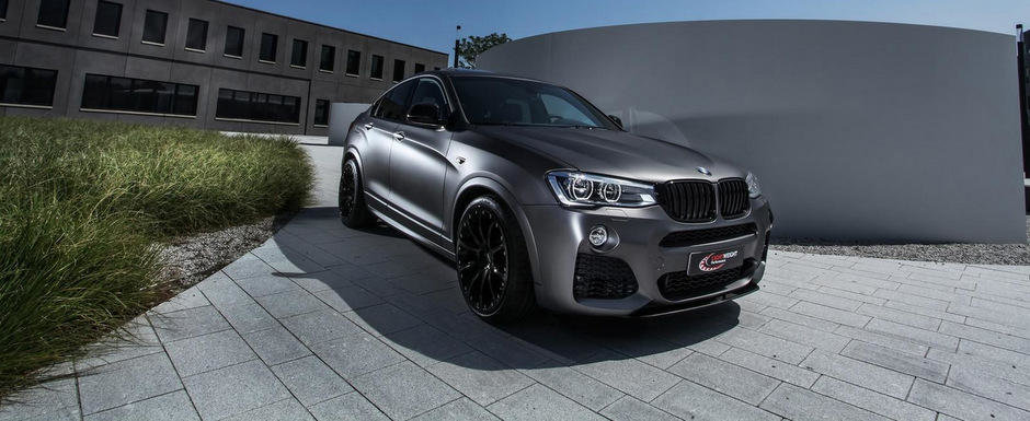 Griul mat si fibra de carbon fac minuni in cazul noului BMW X4 Griul mat si fibra de carbon fac minuni in cazul noului BMW X4
