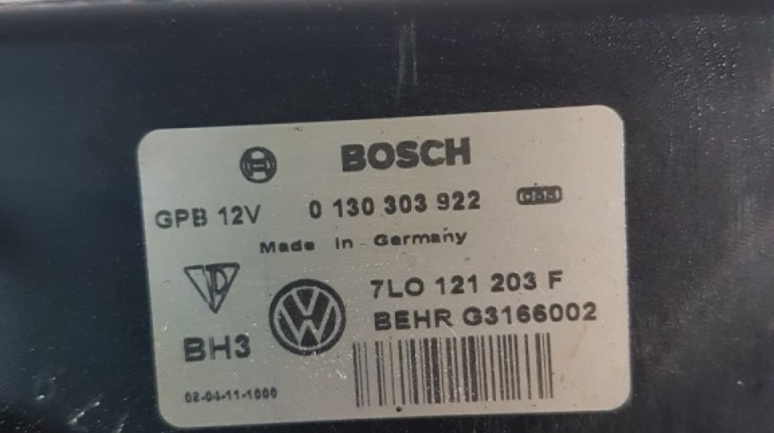 Grup electroventilatoare VW Touareg I 2.5 R5 TDI CP 163 cod piesa: 7L0959455D 7L0959455C