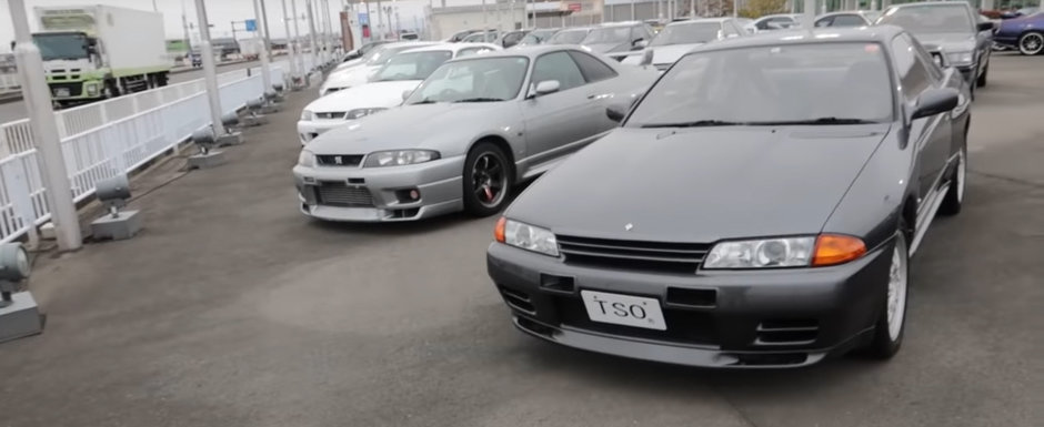 GT-R cat vezi cu ochii. O reprezentanta din Japonia vinde sute de Nissan-uri Skyline,  unele chiar foarte rare