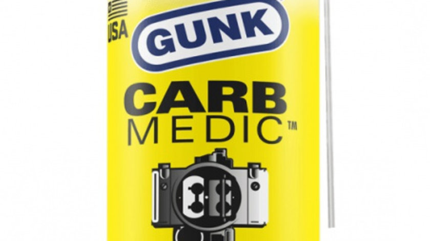 Gunk Carb Medic Carburetor Choke &amp; Valve Cleaner Spray Curatat Carburatorul 380ML GUM48-14