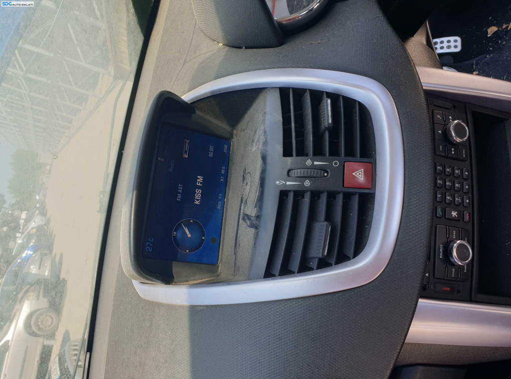 Gura Grila Guri Grile Aer Aerisire Ventilatie Dubla Bord Central Peugeot 207 CC Cabrio 2006 - 2014 [K6588]