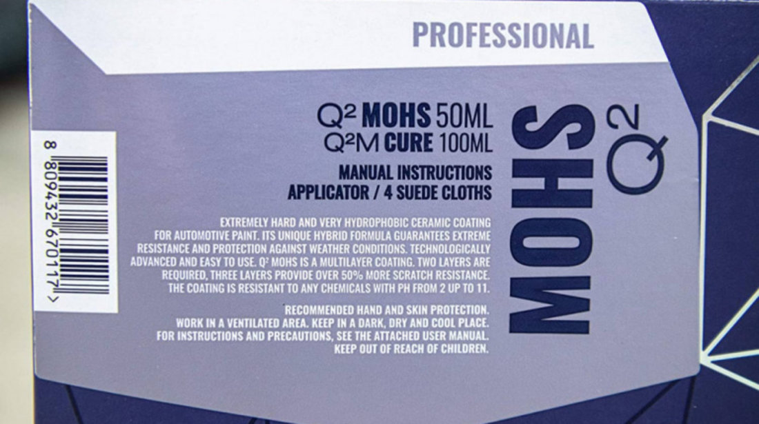Gyeon Q2 Mohs 50 ML Kit - Protectie Ceramica Avansata Q2MOHS50