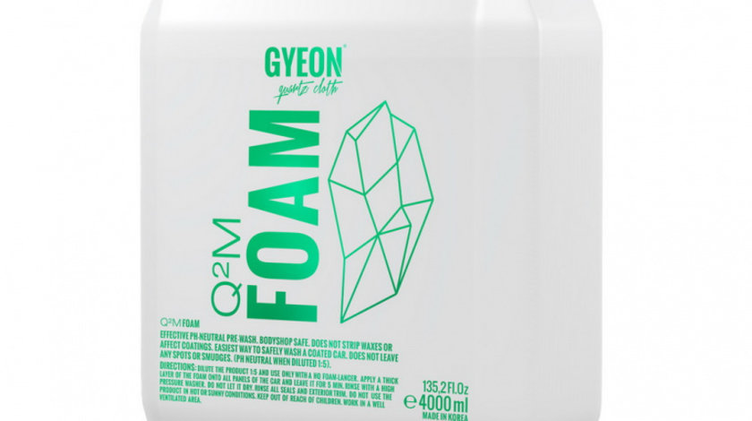 Gyeon Q2M Foam - Spuma Prespalare Ph Neutru 4 Litri Q2MFOAM4000