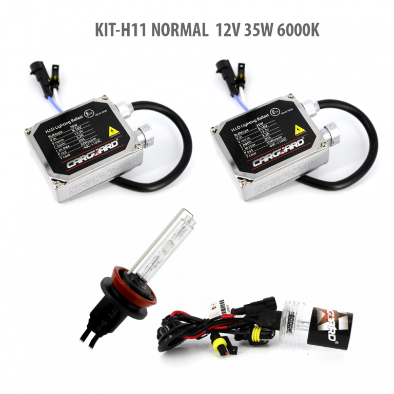 H11 NORMAL 12V 35W 6000K H11-KIT-N-6