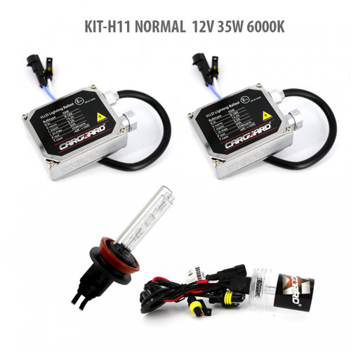 H11 NORMAL 12V 35W 6000K H11-KIT-N-6