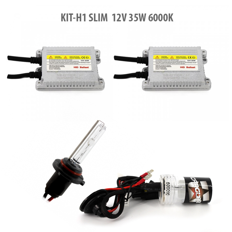 H3 SLIM 12V 35W 6000K H3-KIT-S-6