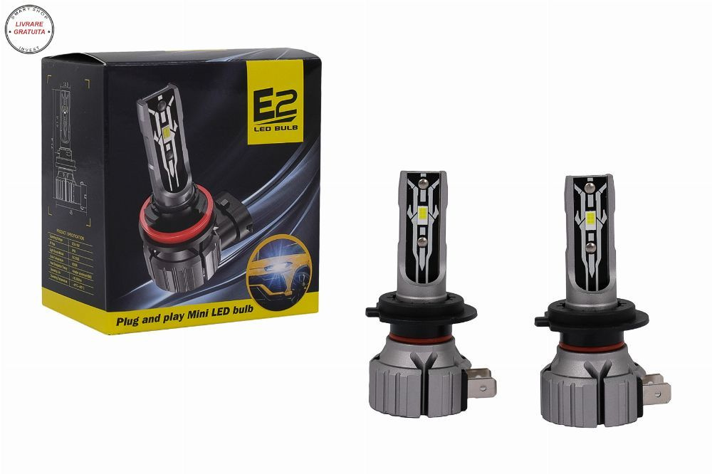 H7 LED Conversie pentru faruri KIT 4000K- livrare gratuita