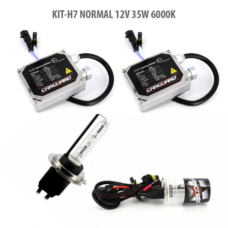 H7 NORMAL 12V 35W 6000K H7-KIT-N-6