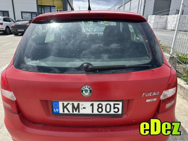 Haion cu luneta Skoda Fabia 2 facelift (2010-2014)