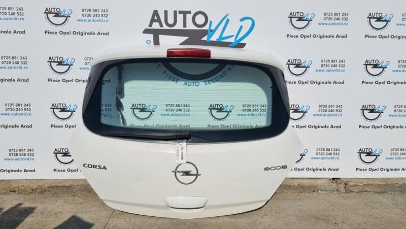 Haion cu luneta Z474 alb Opel Corsa D 2006-2010