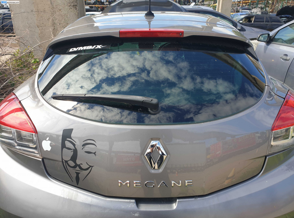 Haion Haion Capota Portbagaj Dezechipat cu Luneta Geam Sticla Renault Megane 3 Coupe 2 Usi 2008 - 2016 Culoare TEKNG [K5745]