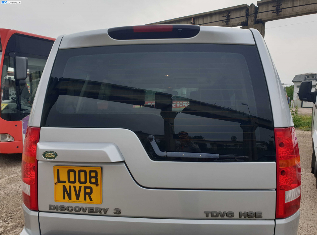 Haion Haion Capota Portbagaj Superior cu Luneta Land Rover Discovery 3 L319 2004 - 2009 Culoare 798 Zermatt Silver [K5329]