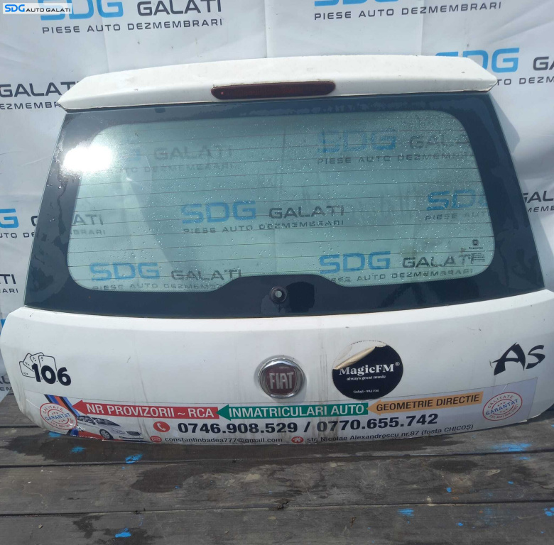 Haion Haion Portbagaj Dezechipat cu Luneta Geam Sticla Fiat Grande Punto 2005 - 2011 [2547]