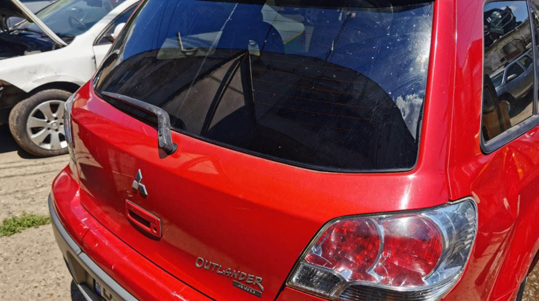 Haion Haion Portbagaj Dezechipat Cu Luneta Geam Sticla Mitsubishi Outlander 2003 - 2008 Culoare Rio Red Metallic R20 R20B [0591]