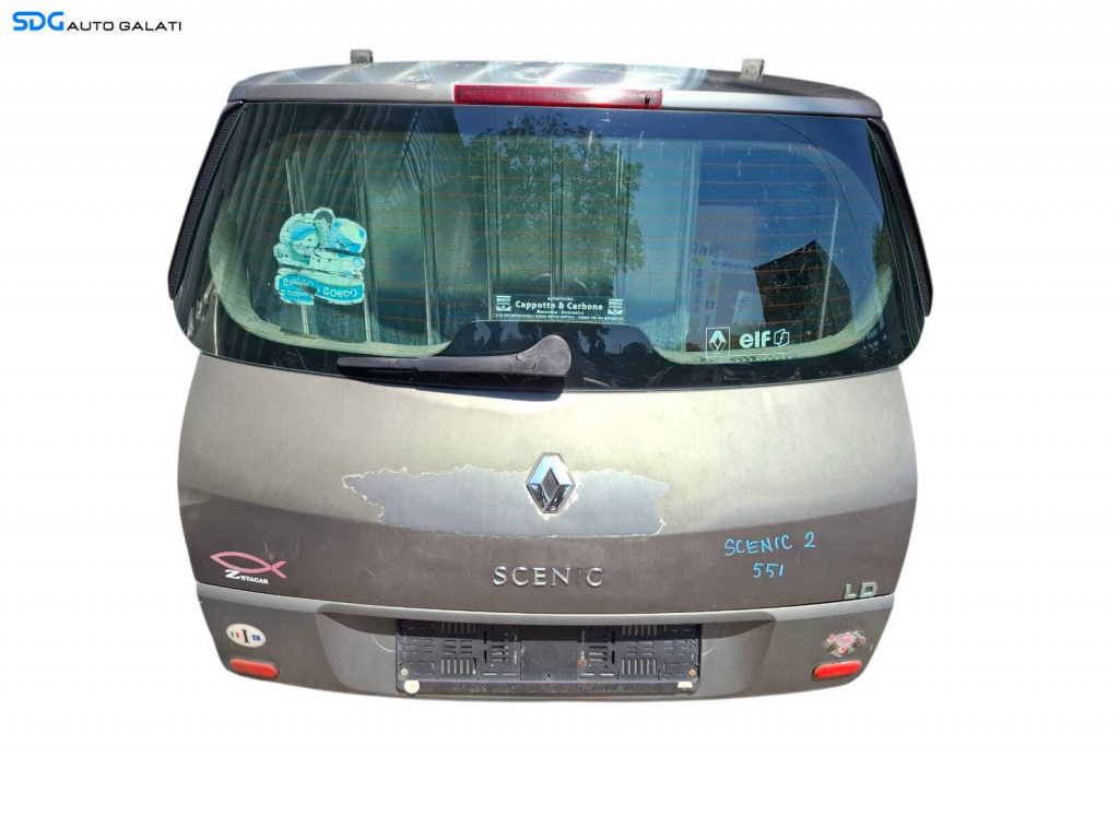 Haion Haion Portbagaj Dezechipat cu Luneta Geam Sticla Renault Scenic 2 2003 - 2009 [LC1579]