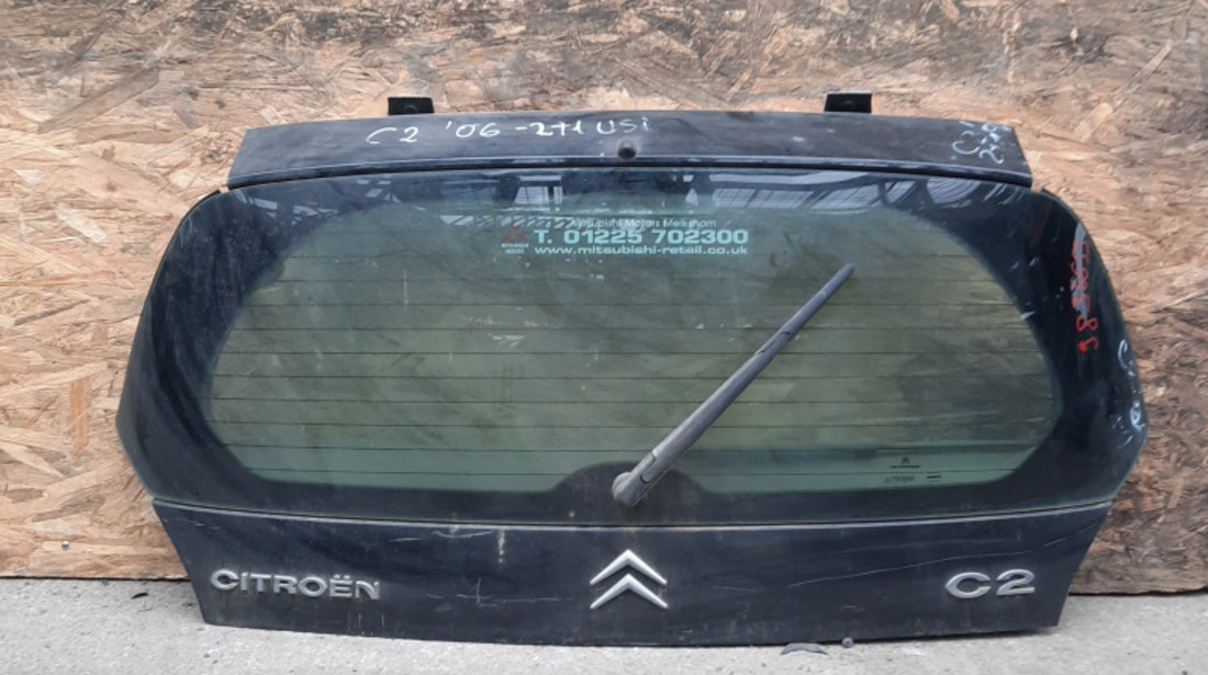 Haion Negru,hatchback 3 Portiere Citroen C2 (JM) 2003 - Prezent