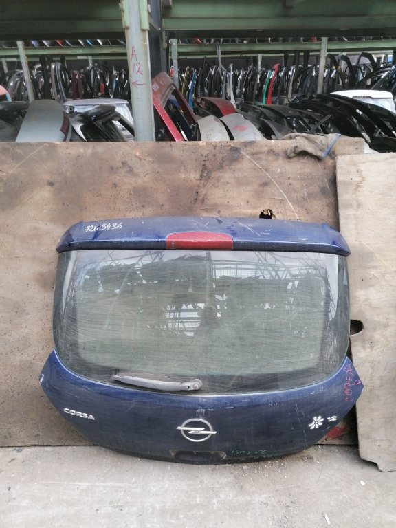 Haion Opel Corsa D 2006-2014 Albastru Hatchback 3 Portiere