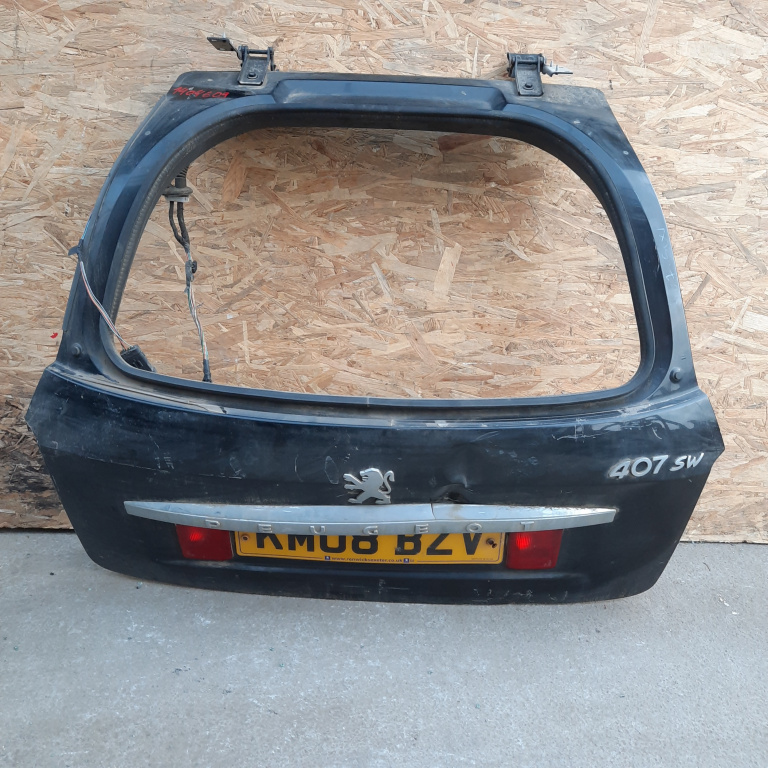 Haion Peugeot 407 2004-2011 Negru Break / Caravan / Station Wagon