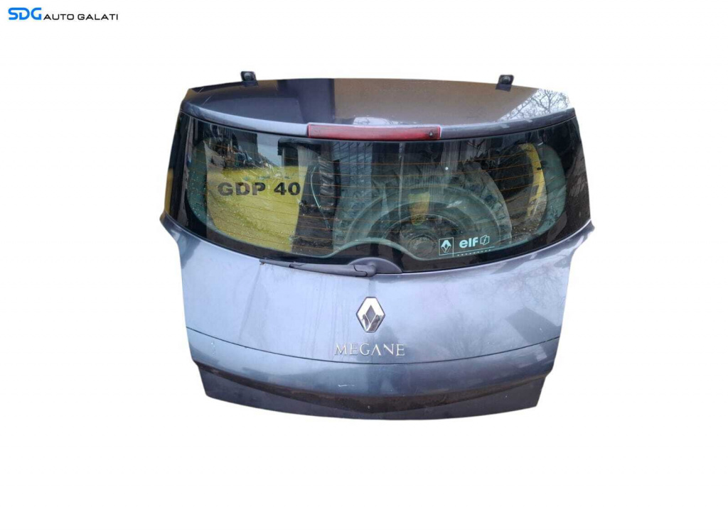 Haion Portbagaj cu Luneta Geam Sticla Renault Megane 2 Hatchback Scurt 2002 - 2008 [LC0214]