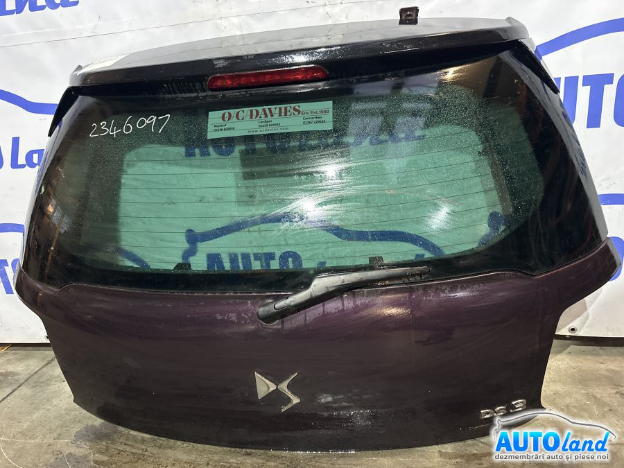 Haion/portbagaj Tabla si Sticla Citroen DS3 2009