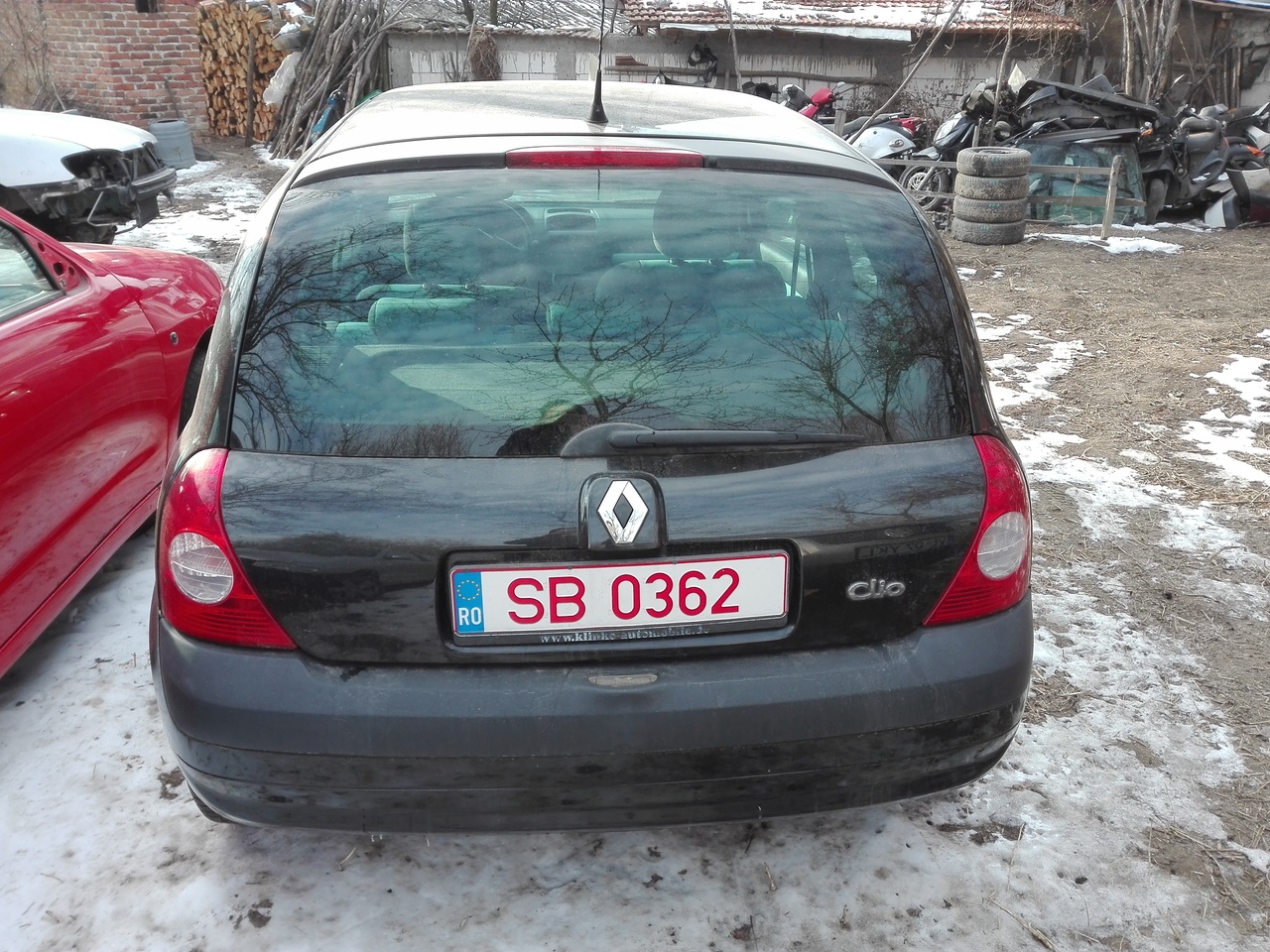 Haion Renault Clio 2 2002 2008 hatchback Negru Metalizat