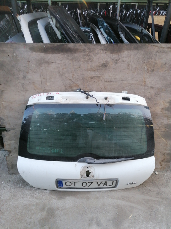 Haion Renault Clio 2 / Symbol 1 1998-2008 Alb Hatchback 5 Portiere