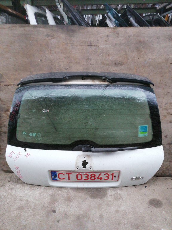 Haion Renault Clio 2 / Symbol 1 1998-2008 Alb Hatchback 5 Portiere