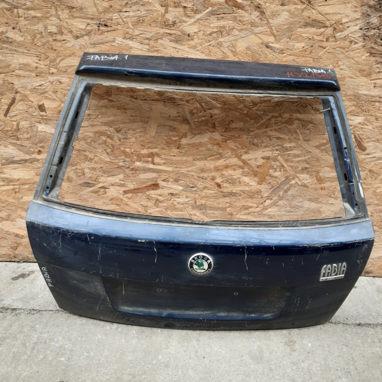 Haion Skoda Fabia 1 1999-2007 Albastru Hatchback 5 Portiere