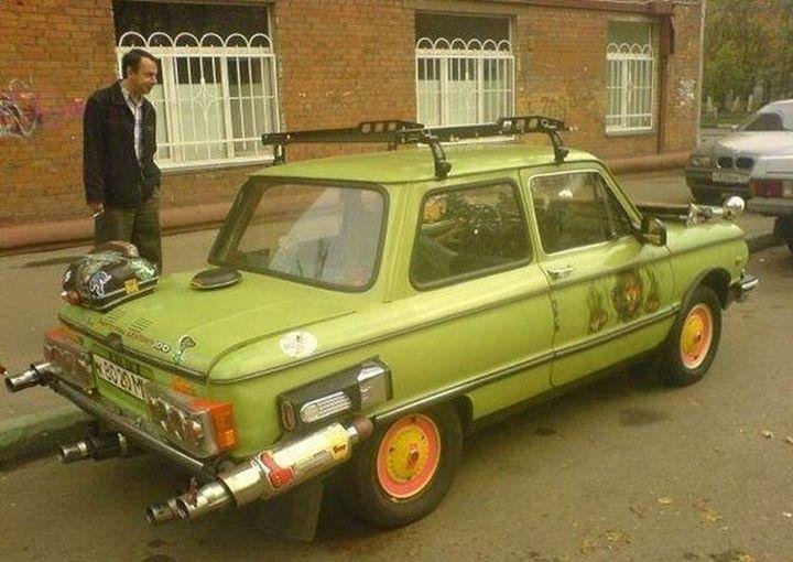 Halloween auto made in Rusia