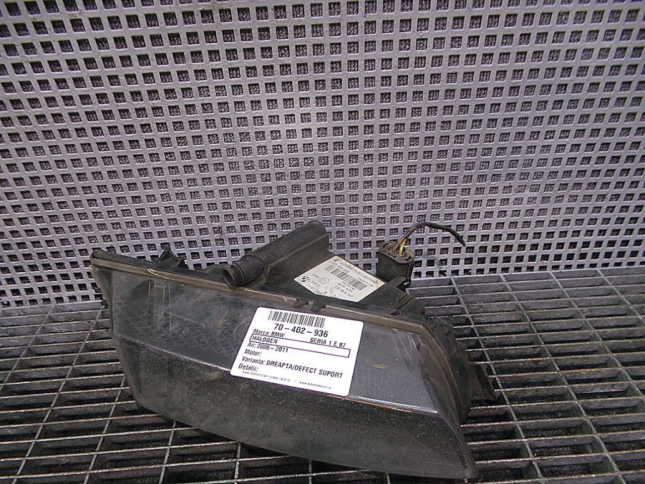 HALOGEN DREAPTA BMW SERIA 1 E 87 SERIA 1 E 87 - - (2007 2011)