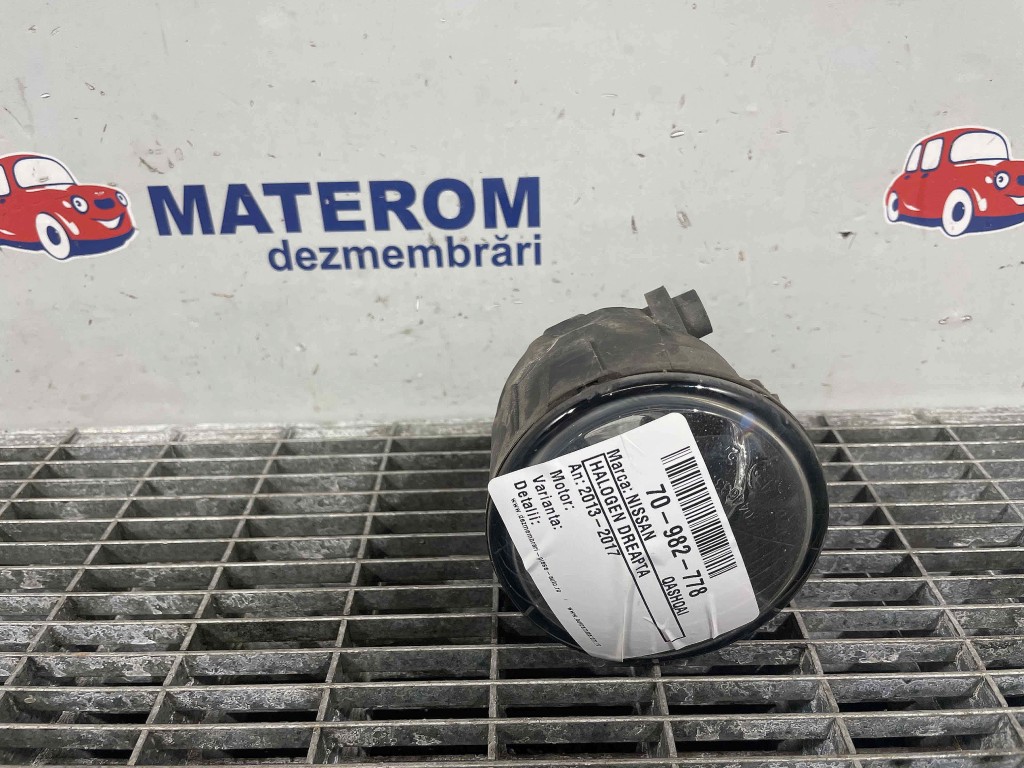 HALOGEN DREAPTA NISSAN QASHQAI - - (2013 2017)