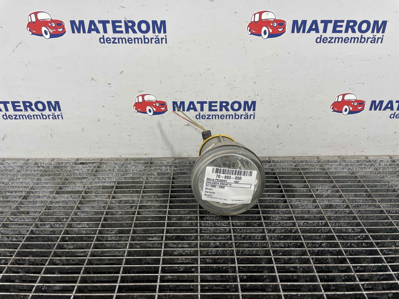 HALOGEN DREAPTA PEUGEOT 1007 1007 - - (2005 2009)
