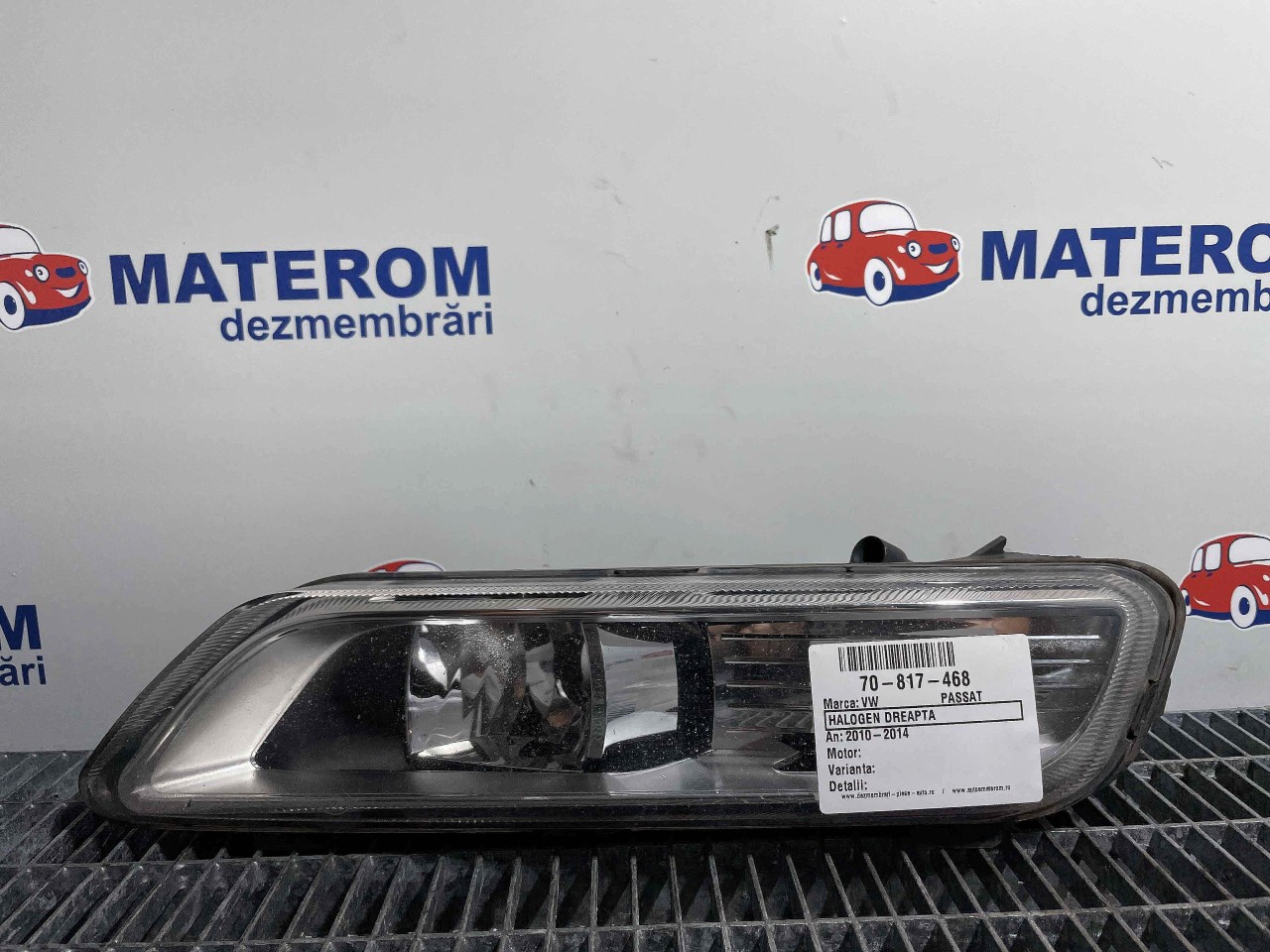 HALOGEN DREAPTA VW PASSAT PASSAT - - (2010 2014)