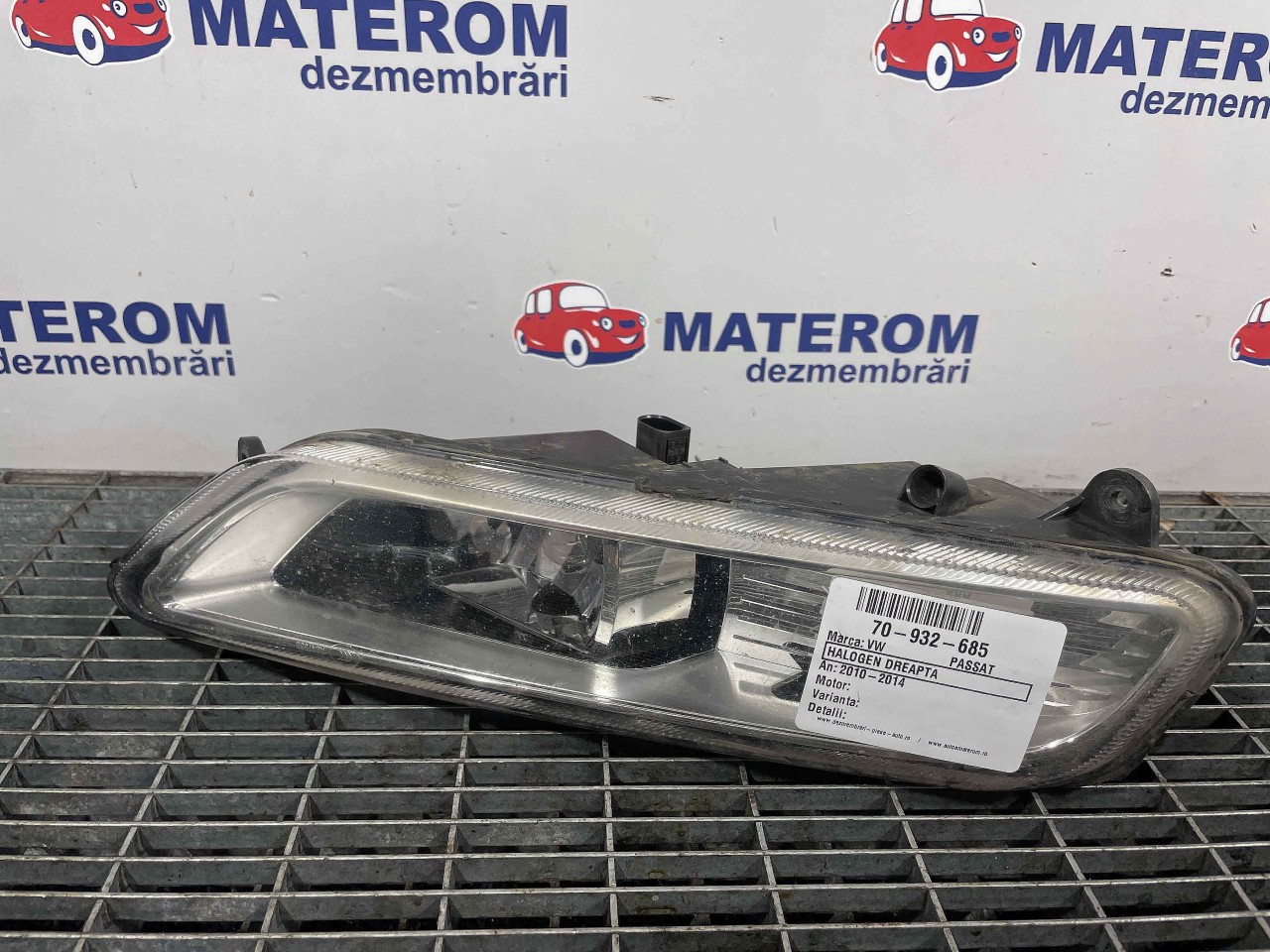 HALOGEN DREAPTA VW PASSAT PASSAT - - (2010 2014)