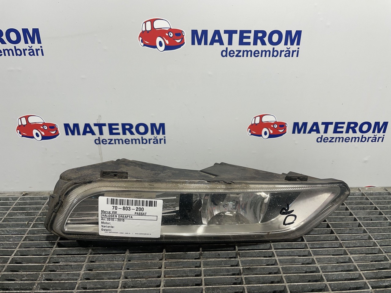 HALOGEN DREAPTA VW PASSAT PASSAT - - (2010 2015)