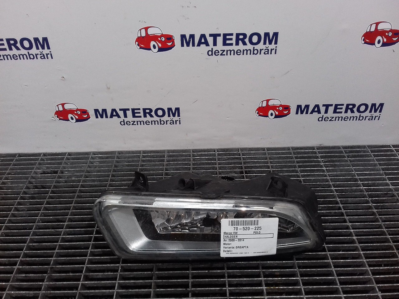 HALOGEN DREAPTA VW POLO POLO - - (2009 2014)