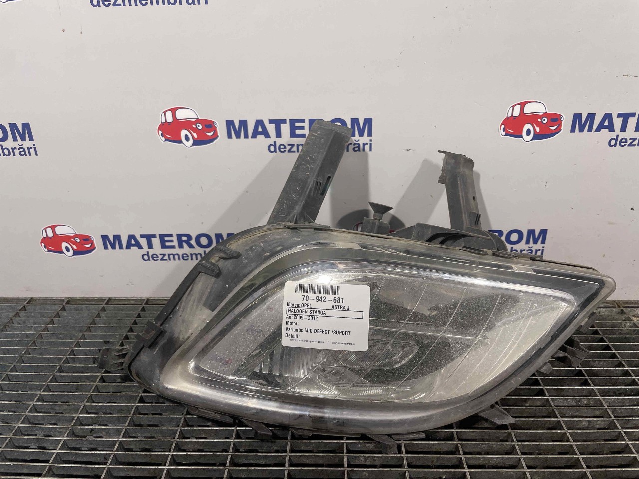 HALOGEN STANGA OPEL ASTRA J - - (2009 2012)