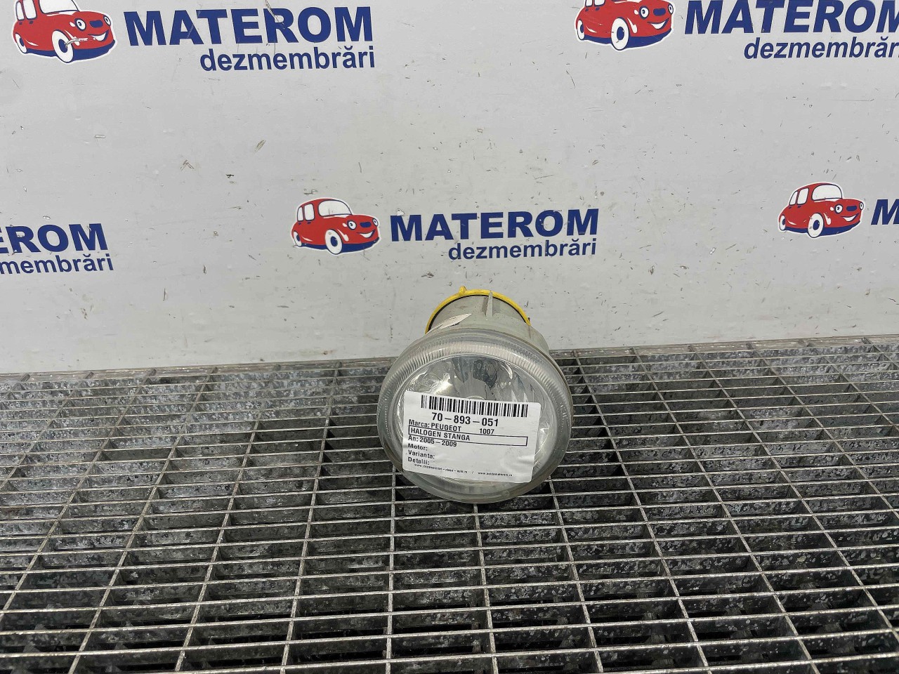 HALOGEN STANGA PEUGEOT 1007 1007 - - (2005 2009)