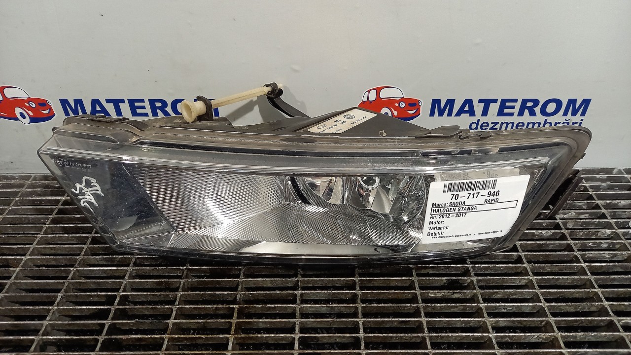 HALOGEN STANGA SKODA RAPID - - (2012 2017)