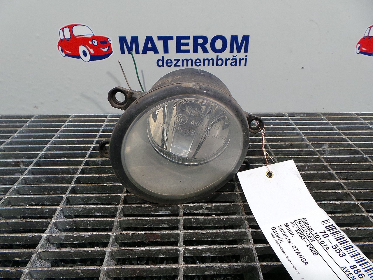 HALOGEN STANGA TOYOTA AVENSIS AVENSIS - - (2006 2008)