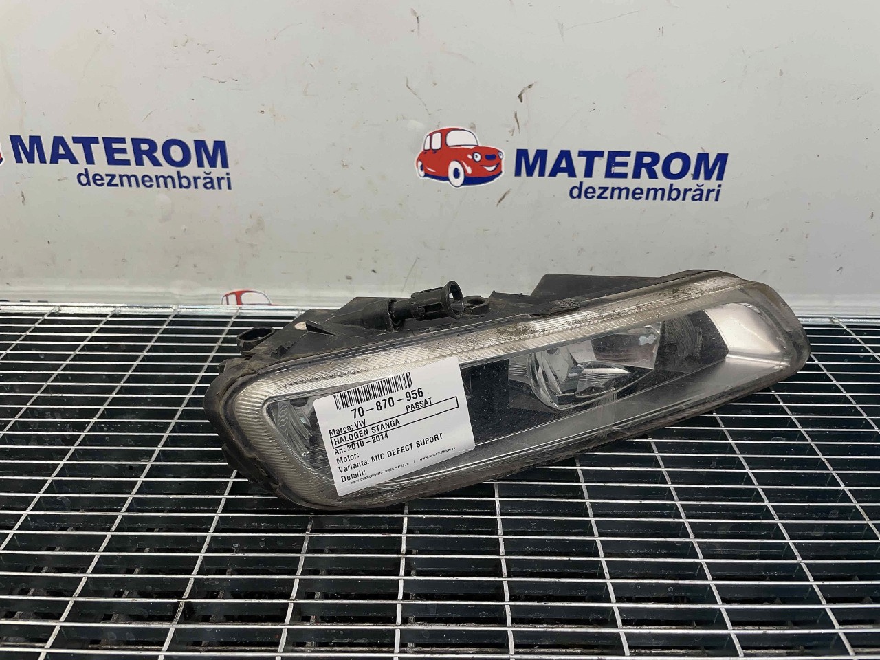 HALOGEN STANGA VW PASSAT PASSAT - - (2010 2014)