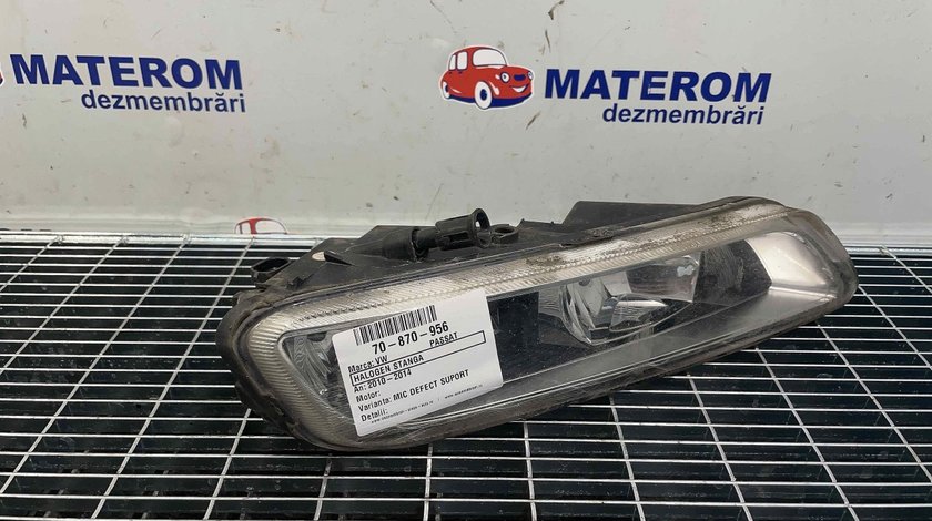 HALOGEN STANGA VW PASSAT PASSAT - (2010 2014)