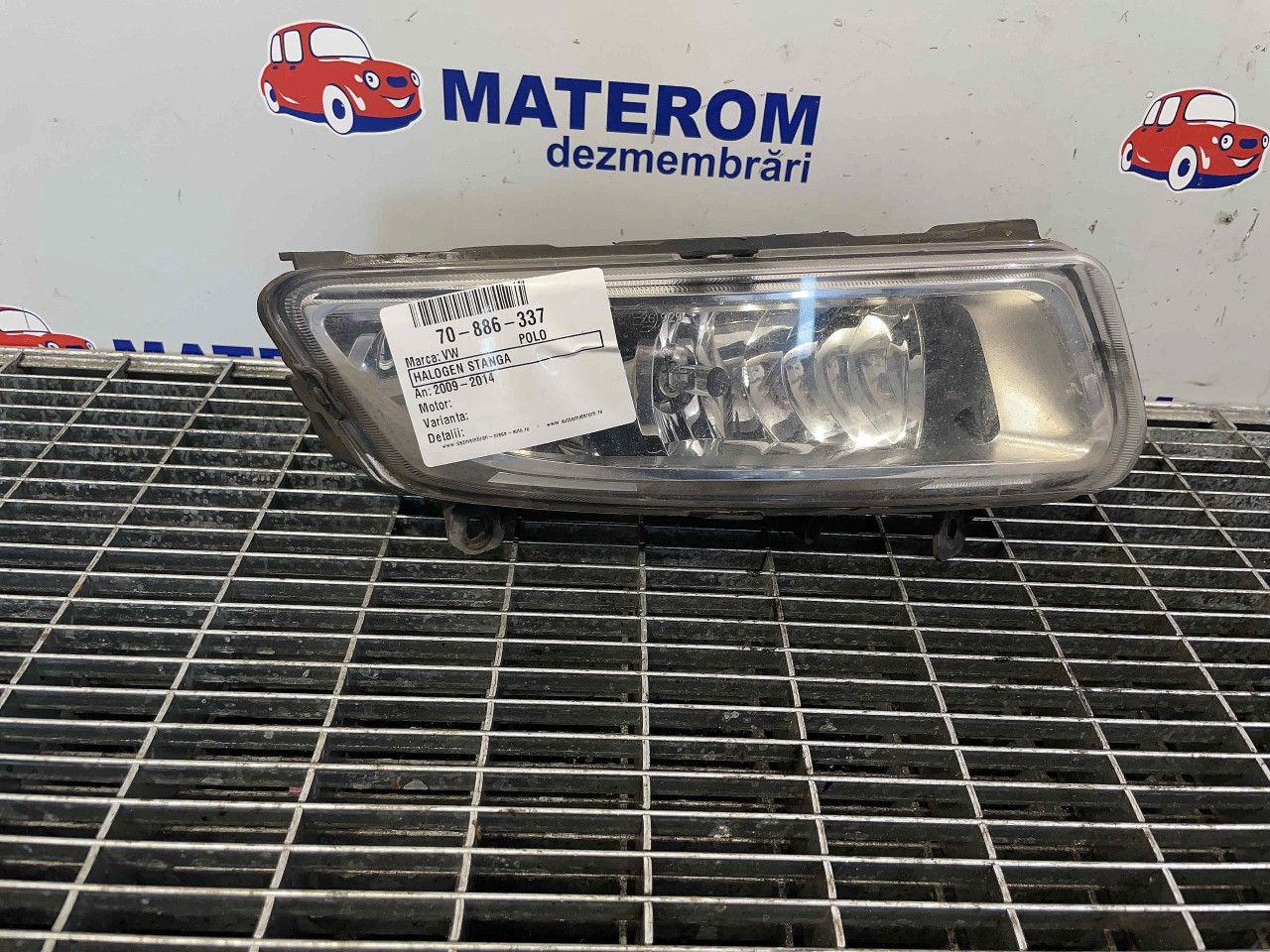 HALOGEN STANGA VW POLO - - (2009 2014)