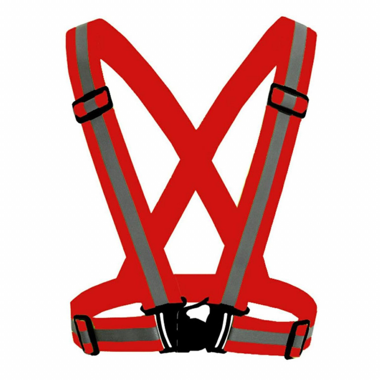 Ham Reflectorizant Bretele Culoare Rosu AVX-AG590D