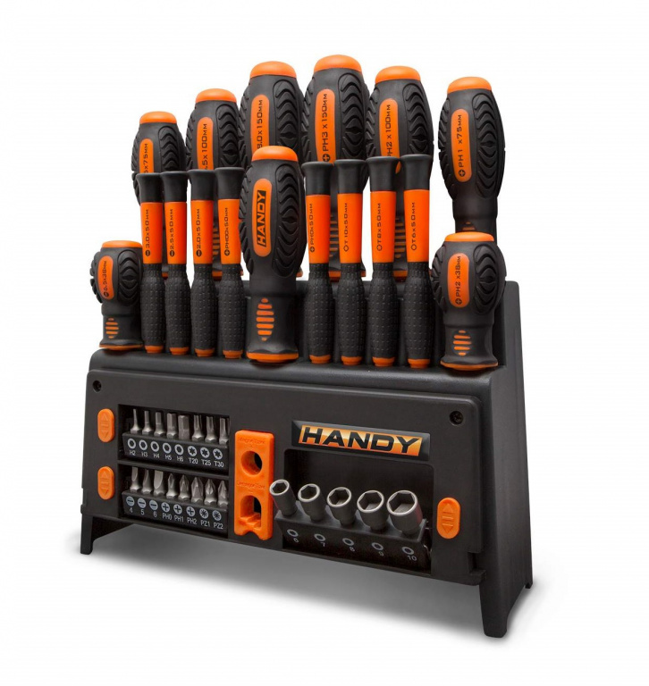 Handy Set De 39 Surubelnite Cu Suport 10741