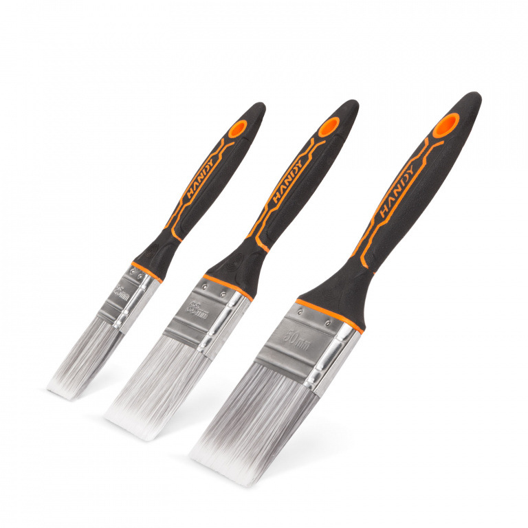 HANDY - Set pensule, cu mâner mateerial plastic - 3 piese 1\' / 1,5\' / 2\' 11191A